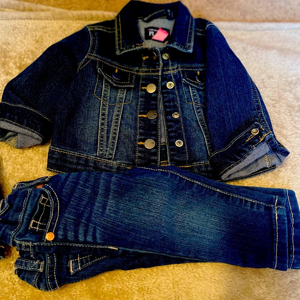 Infant Girls Jean Outfit